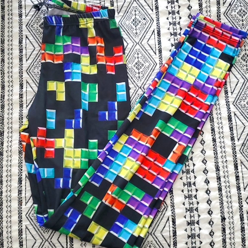 Love Culture Tetris Leggings